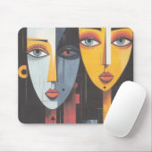 2人の女の子のマウスパッド マウスパッド (マウス)