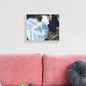 2人の女の子の魚釣り, 1912ジョン・シンガー・サージェント著 キャンバスプリント (インサイチュ (リビング))