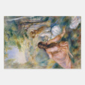 2人の女の子デコップトリオセット,ルノアールアート ラッピングペーパーシート (正面3)