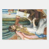 2人の女の子デコップトリオセット,ルノアールアート ラッピングペーパーシート (正面2)