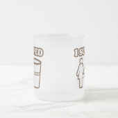 2人の女の子1個のコップ フロストグラスマグカップ (中央)