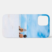 2人の女性がbの下の白い砂の上にビーチに横たわる Case-Mate iPhoneケース (裏面 (横))