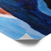 2人の女性のカフェ-プリント ポスター (角)