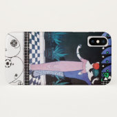 2人の女性の夜のアールデコ美しいファッション Case-Mate iPhoneケース (裏面(横))