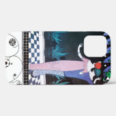 2人の女性の夜のアールデコ美しいファッション Case-Mate iPhoneケース (裏面 (横))