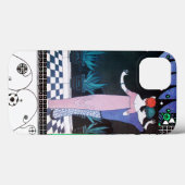 2人の女性の夜のアールデコ美しいファッション Case-Mate iPhoneケース (裏面 (横))