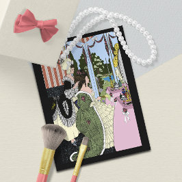 2人の女性バイオーブリーベアズリー ポストカード