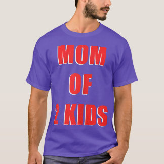 2人の女性ママ双子の妊娠ジェンダーの発表 Tシャツ