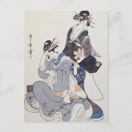 2人の女性姿 ポストカード (正面)