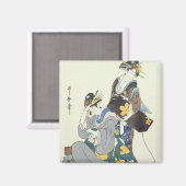 2人の女性姿 マグネット (正面/裏面)