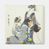 2人の女性姿 マグネット (正面)