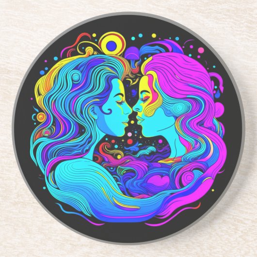 2人の女性 コースター (正面)