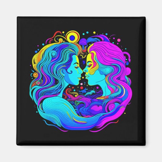 2人の女性 マグネット (正面)