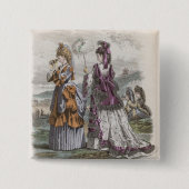 2人の女性 缶バッジ (正面)