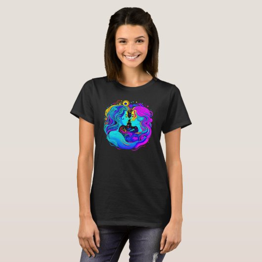 2人の女性 Tシャツ (正面フル)