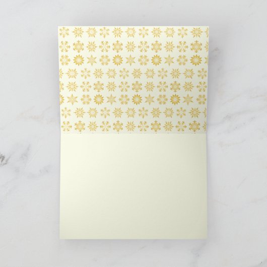 2人の姉妹とヴィンテージの白いクリスマスシーン カード (内部)