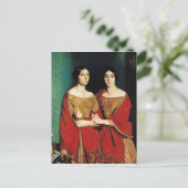 2人の姉妹、かMesdemoiselles Chasseriau ポストカード (スタンド正面)