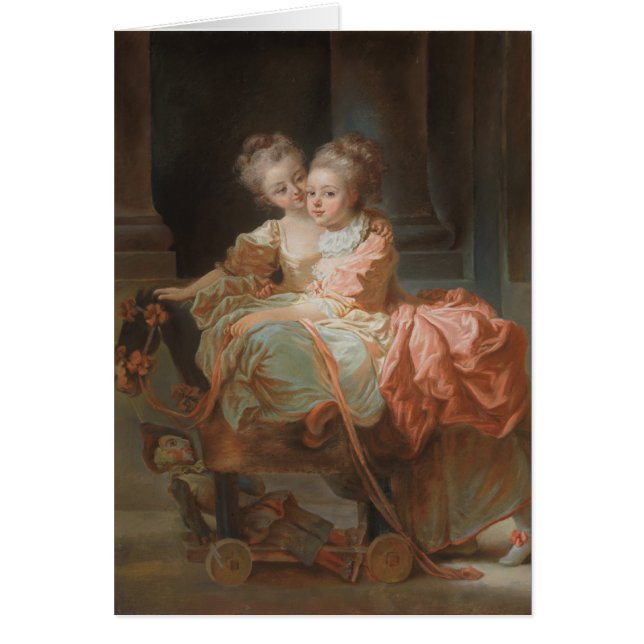 2人の姉妹-ジーンHonoré Fragonard (正面)