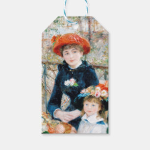 2人の姉妹、テラス・オーガストルノアール ギフトタグ