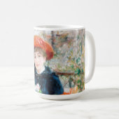 2人の姉妹、テラス・オーガストルノアール コーヒーマグカップ (正面右)