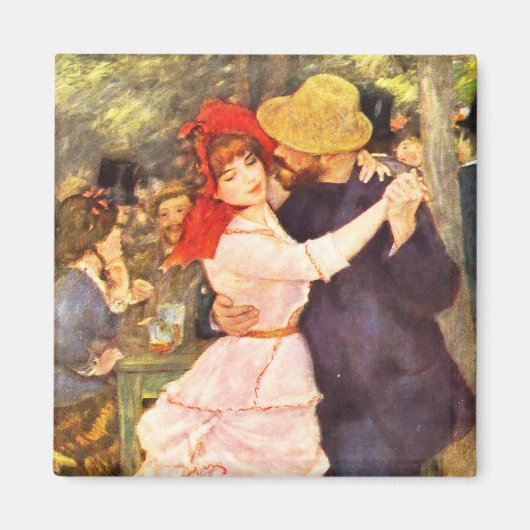 2人の姉妹、テラス・オーガストルノアール マグネット (正面)