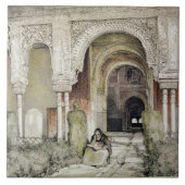 2人の姉妹(Sala de lのホールへの入口 タイル (正面)