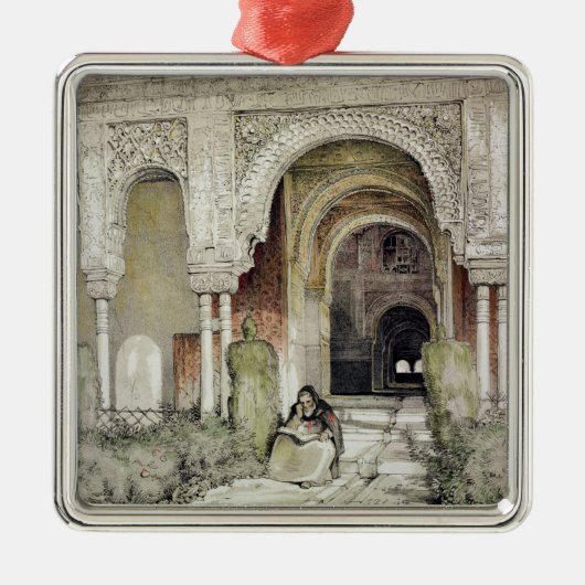 2人の姉妹(Sala de lのホールへの入口 メタルオーナメント (正面)