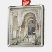 2人の姉妹(Sala de lのホールへの入口 メタルオーナメント (左)