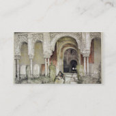 2人の姉妹(Sala de lのホールへの入口 名刺 (裏面)