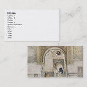 2人の姉妹(Sala de las dos Hermaのホール 名刺 (正面/裏面)