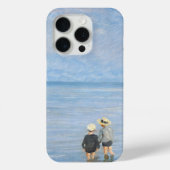 2人の子供がSkagenビーチでパドリング, PS Kroyer Case-Mate iPhoneケース (裏面)