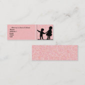 2人の子供のお母さんカード コーリングカード (正面/裏面)