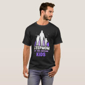 2人の子供の素晴らし義母の男の子の義母 Tシャツ (正面フル)