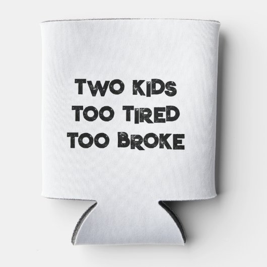 2人の子供はあまりにも壊れて疲れてクーラー 缶クーラー (正面)