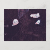 2人の子供を持つ絵を描母親のGustavクリムト ポストカード (正面)