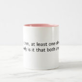 2人の子供、者女の子 ツートーンマグカップ (中央)