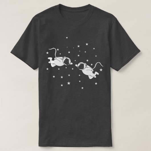 2人の宇宙飛行士が出会う時 Tシャツ (デザイン正面)