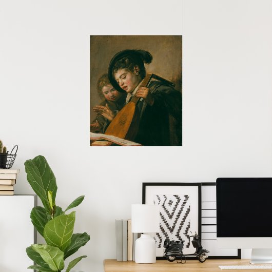 2人の少年が歌う ポスター (ホームオフィス)