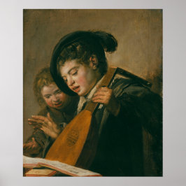 2人の少年が歌う ポスター