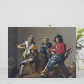 2人の少年と少女が音楽を作る(ミュージシャン) カード (スタンド正面)