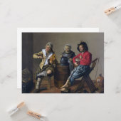 2人の少年と少女が音楽を作る(ミュージシャン) カード (正面/裏面インサイチュ)