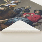 2人の少年と少女が音楽を作る(ミュージシャン) シェルパブランケット (3/4)