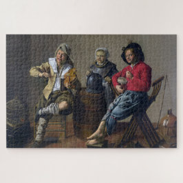 2人の少年と少女が音楽を作る(ミュージシャン) ジグソーパズル