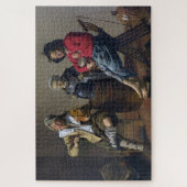 2人の少年と少女が音楽を作る(ミュージシャン) ジグソーパズル (縦)