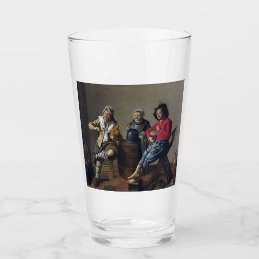 2人の少年と少女が音楽を作る(ミュージシャン) タンブラーグラス (正面)