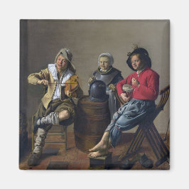 2人の少年と少女が音楽を作る(ミュージシャン) マグネット