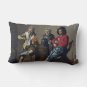 2人の少年と少女が音楽を作る(ミュージシャン) ランバークッション (裏面)