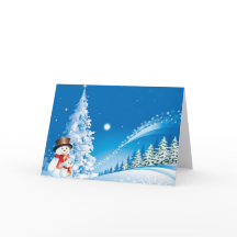 2人の幸せな雪だるま