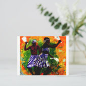 2人の恋人by MOjisola Gbadamosi Okubule ポストカード (スタンド正面)