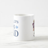 2人の最高の息子を抱える世界のパパ コーヒーマグカップ (中央)